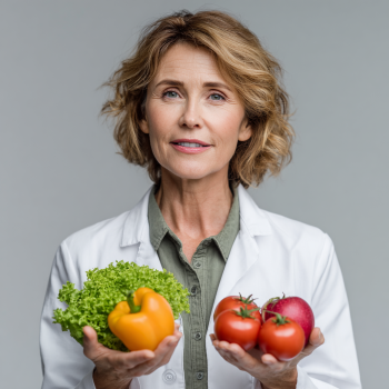 Щаслива літня пара готує здорову їжу на кухні