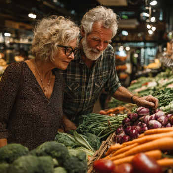 Літня жінка консультується з дієтологом онлайн